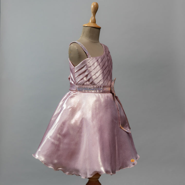 Onion Bow Girls Frock