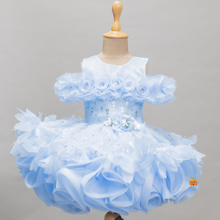 Onion Floral Frock for Girls