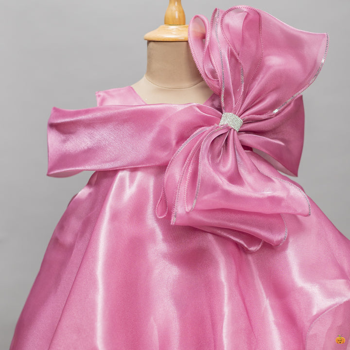 Floral Bow Gown for Girls