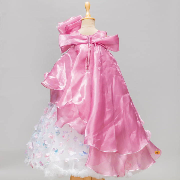 Floral Bow Gown for Girls