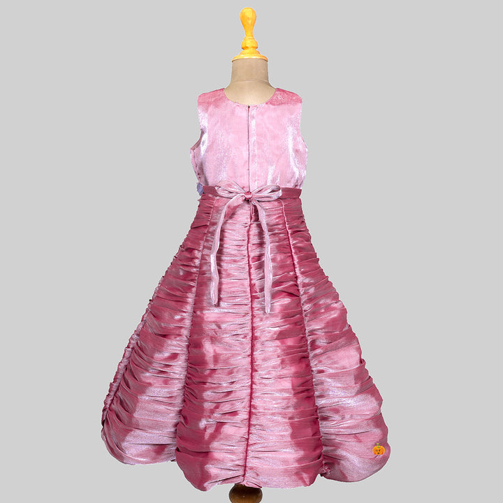 Onion Puffy Gown for Girls Back 