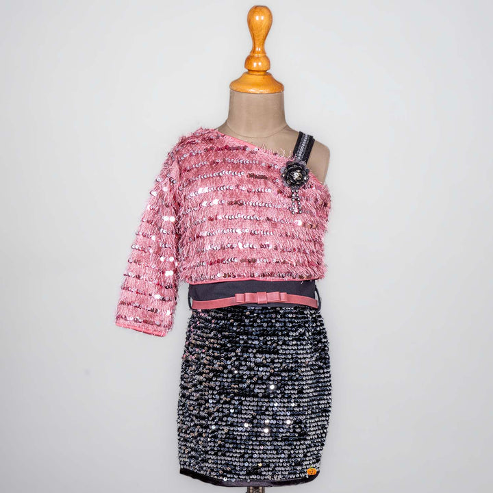Onion Sequin Midi for Girls Front View