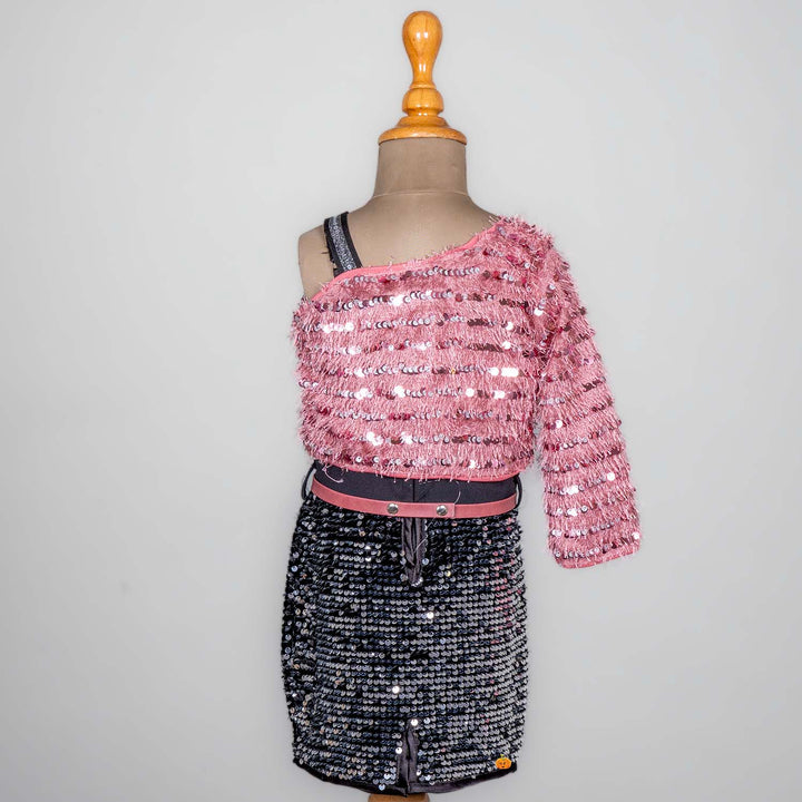 Onion Sequin Midi for Girls Back View