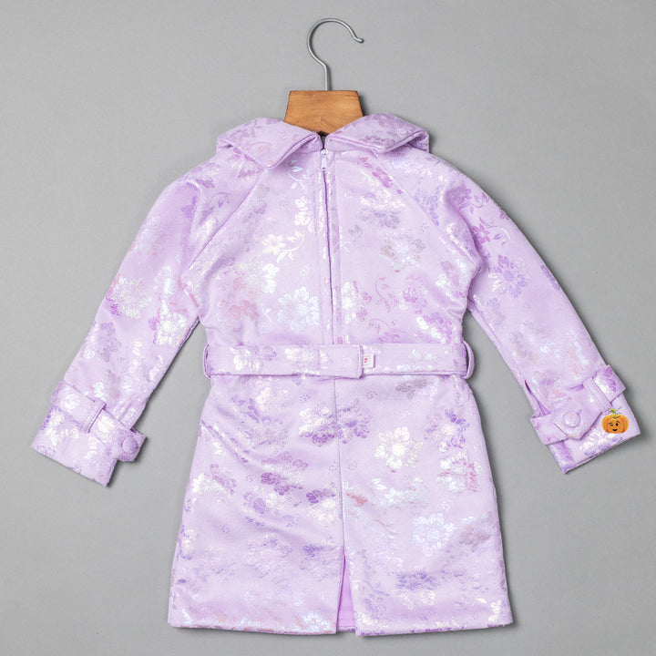 Purple Midi Dress for Girls