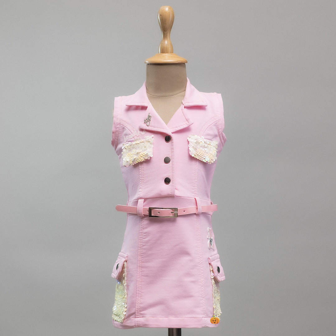 Pink Midi Dress for Girls