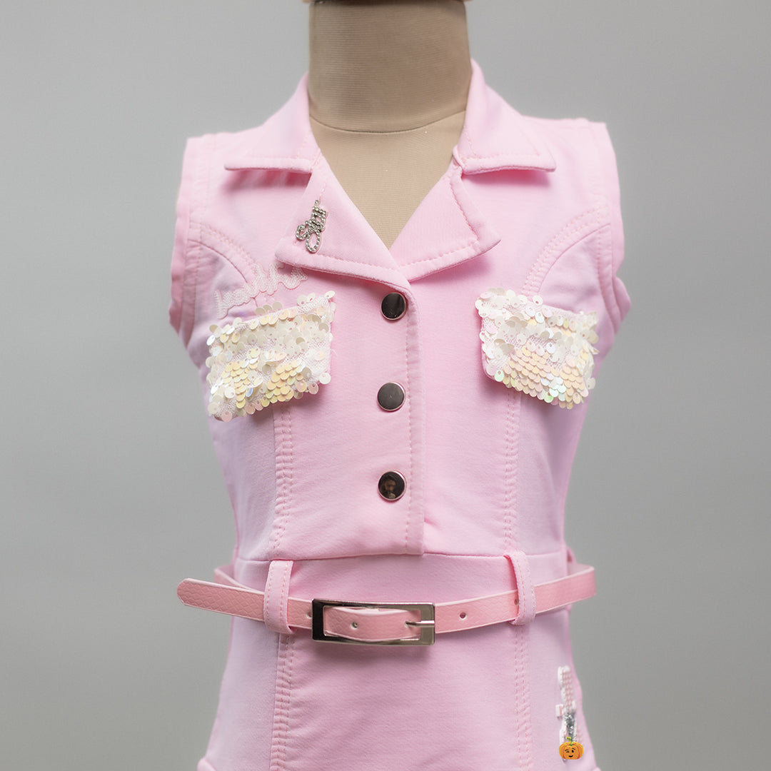 Pink Midi Dress for Girls
