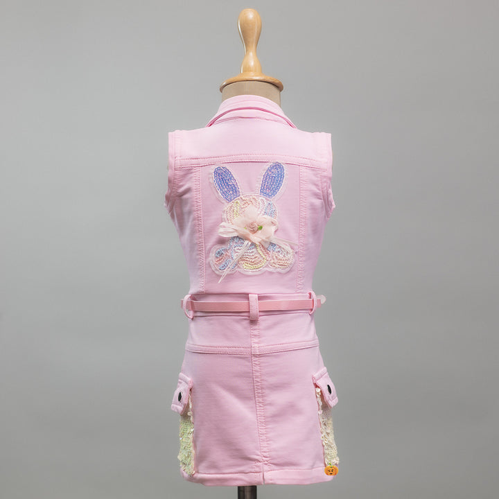 Pink Midi Dress for Girls