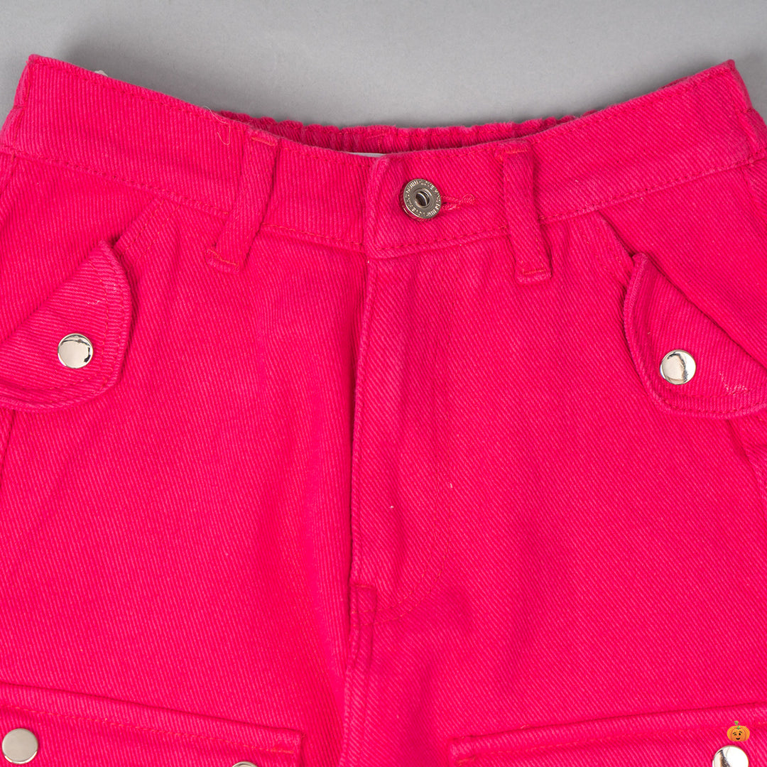 Pink Cargo Girls Jeans