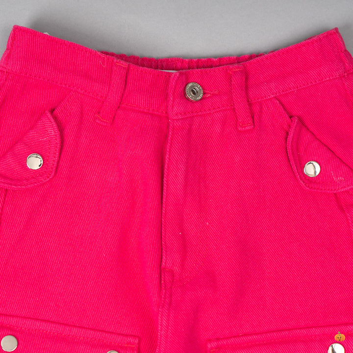 Pink Cargo Girls Jeans