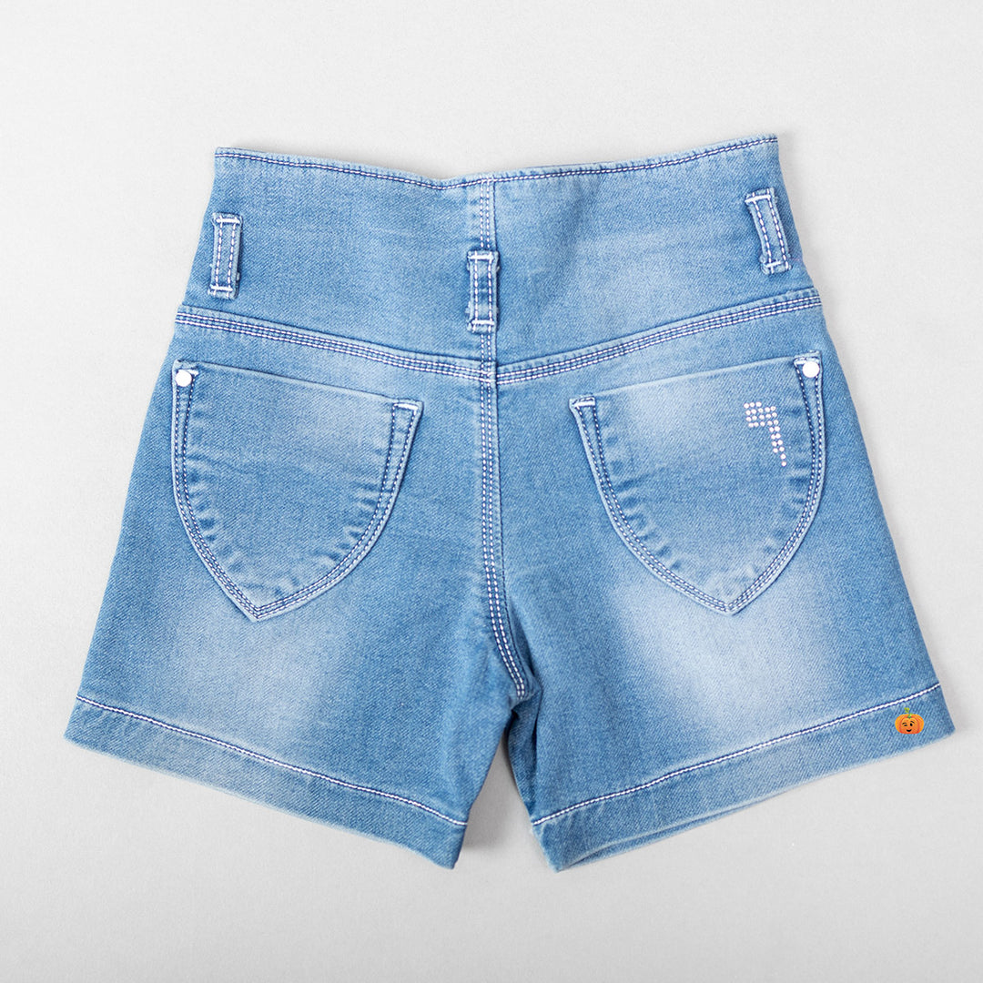 Denim Summer Girls Shorts