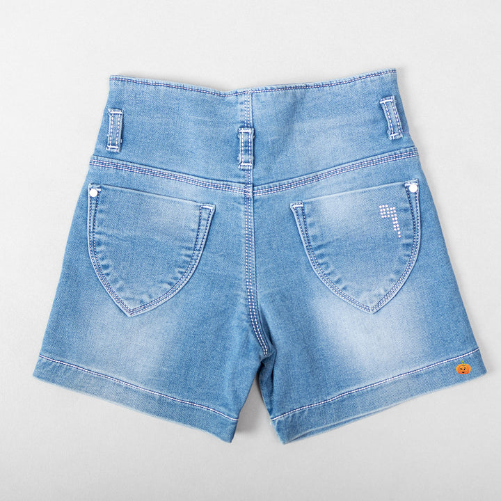 Denim Summer Girls Shorts