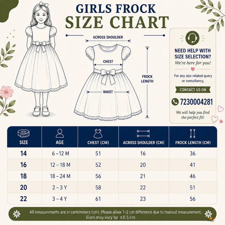 Layered Ruffle Onion Frock for Girls