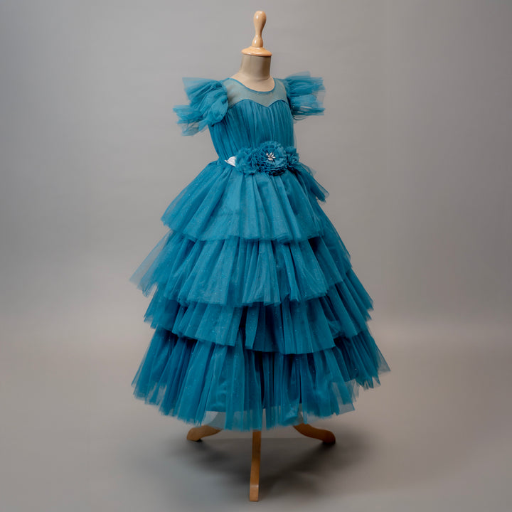 Rama Layered Gown for Girls