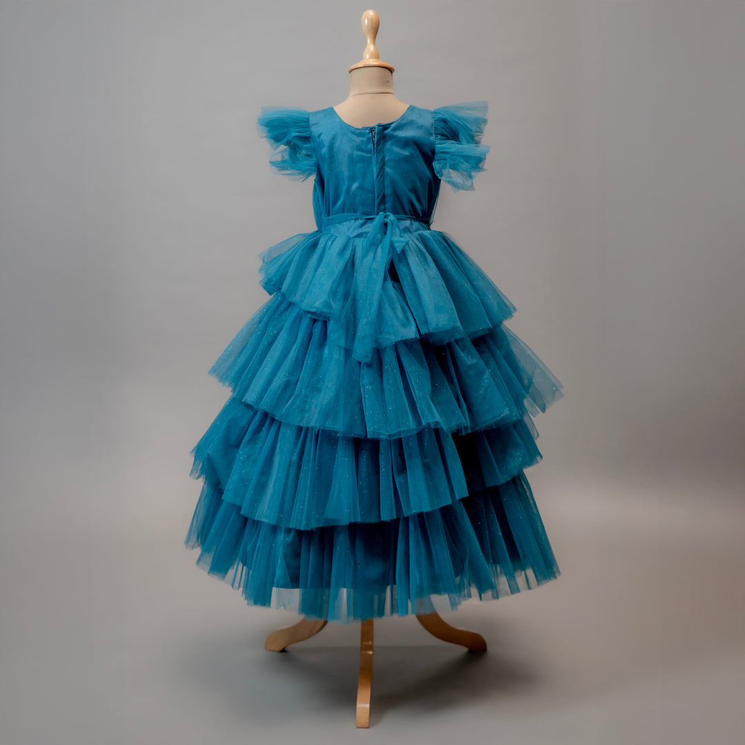 Rama Layered Gown for Girls