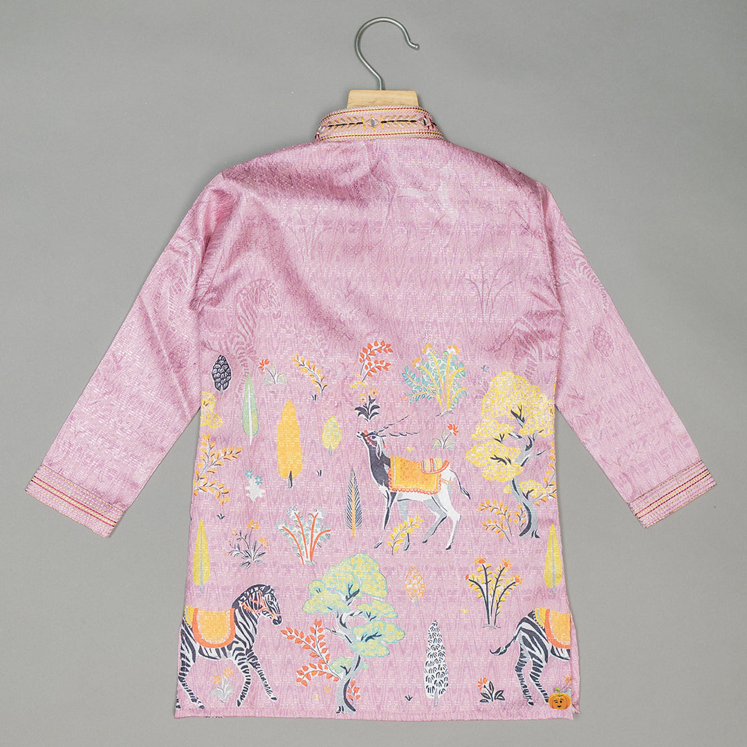 Onion Printed Kurta Pajama for Boys