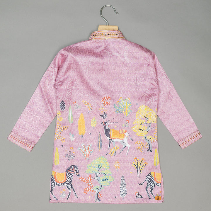 Onion Printed Kurta Pajama for Boys