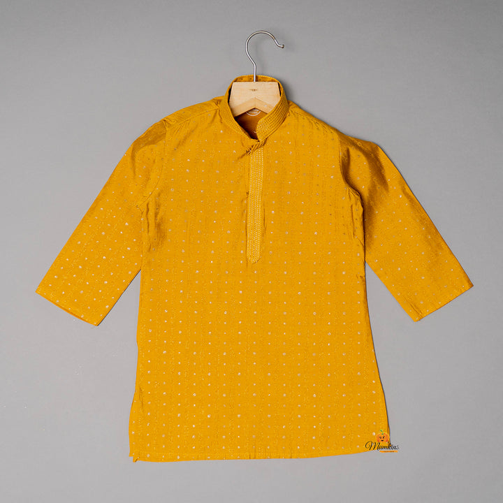 Mustard Boys Kurta Pajama