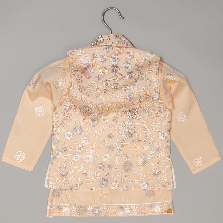 Floral Embroidered Kurta Pajama for Boys