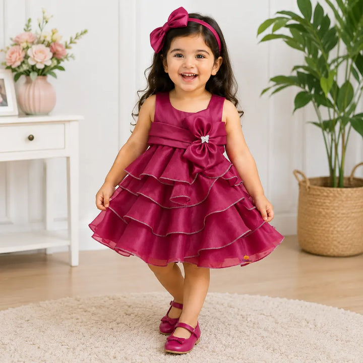Layered Ruffle Onion Frock for Girls