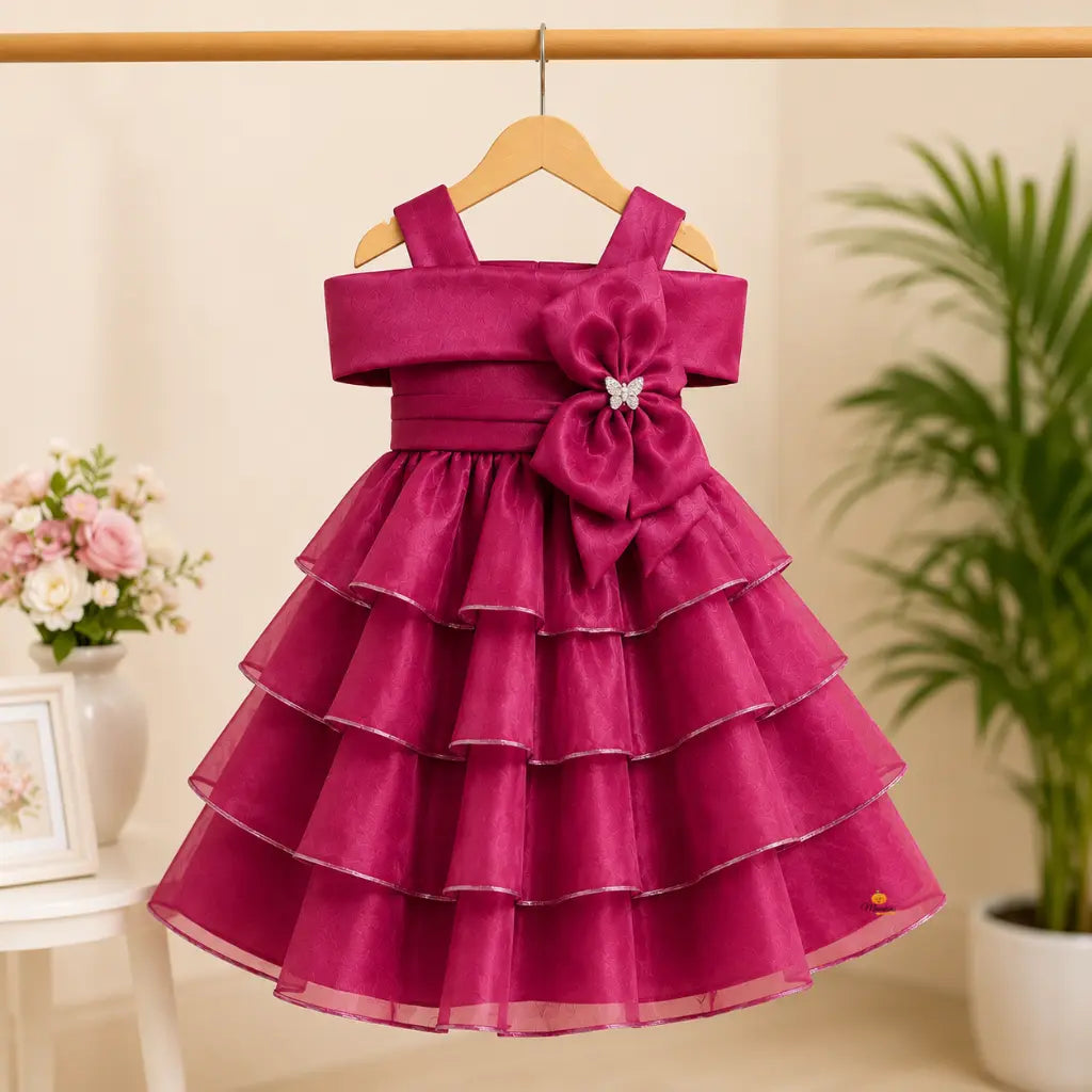 Layered Ruffle Onion Frock for Girls