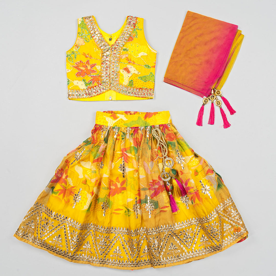 Digital Printed Girls Lehenga Choli