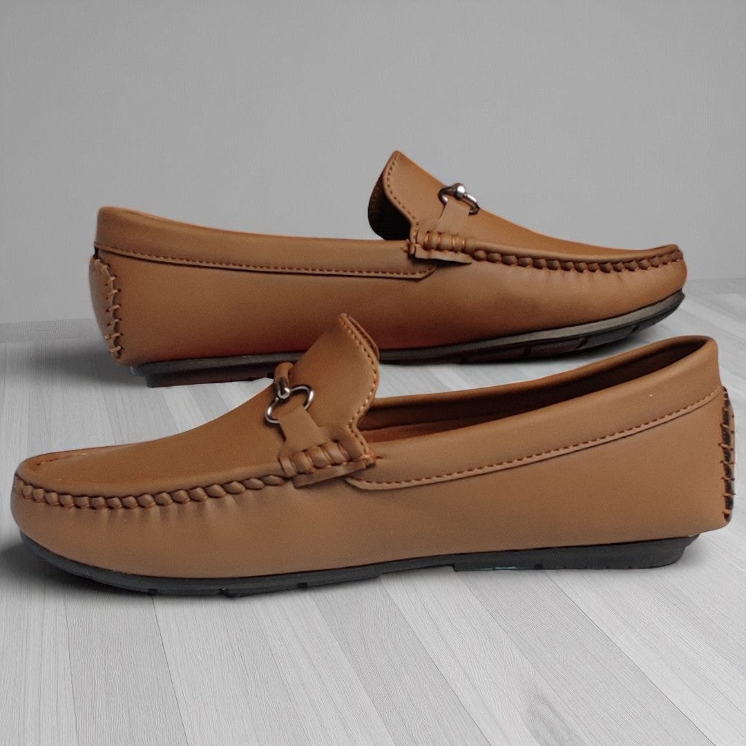 Brown Boys Loafer Shoes