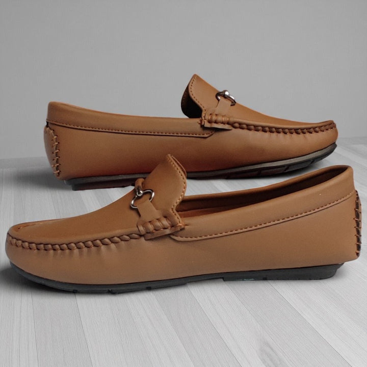 Brown Boys Loafer Shoes