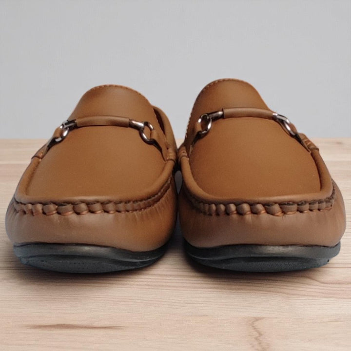Brown Boys Loafer Shoes