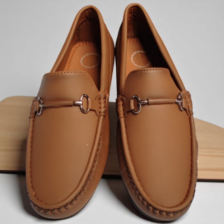 Brown Boys Loafer Shoes
