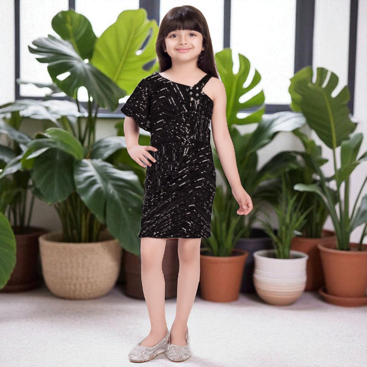One-Shoulder Midi Dresses for Girls