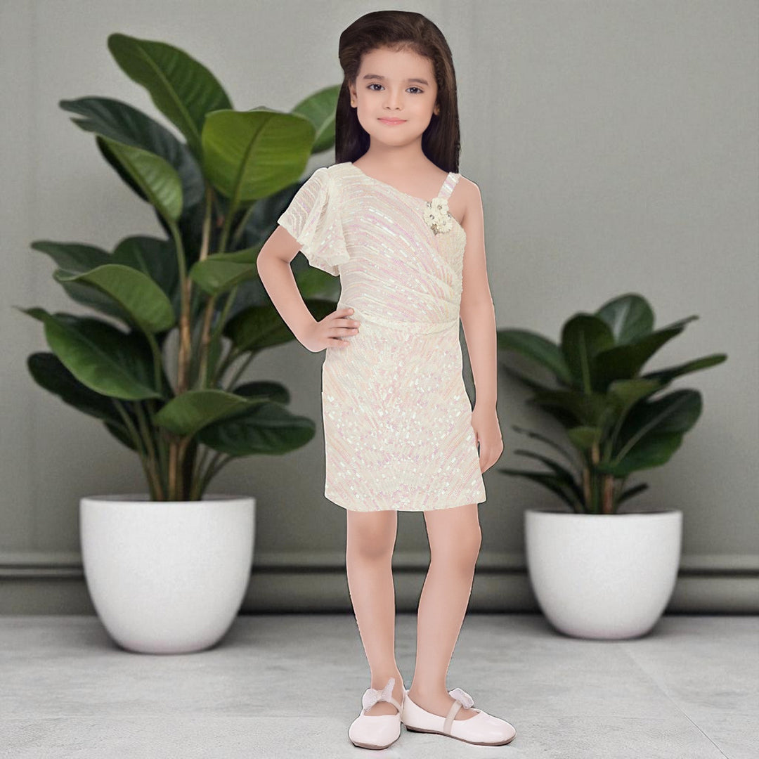 One-Shoulder Midi Dresses for Girls