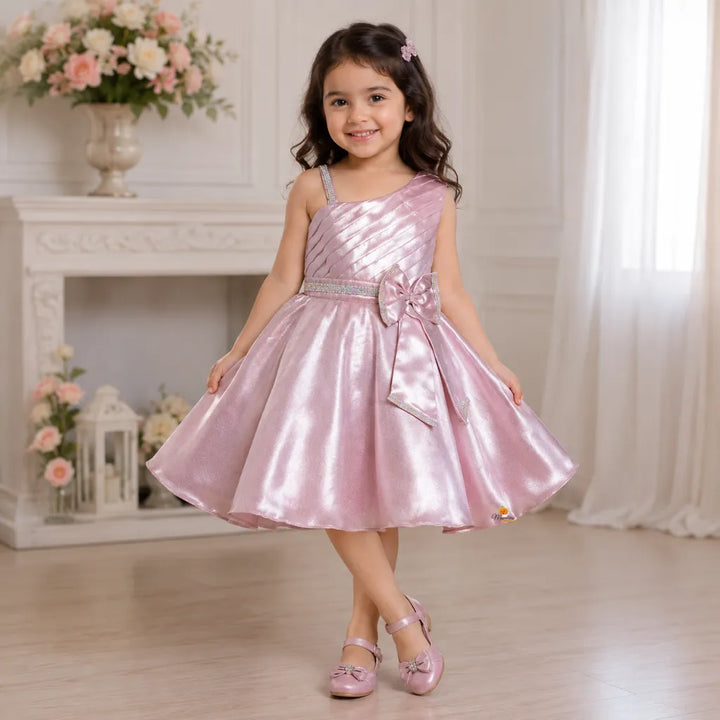 Onion Bow Girls Frock
