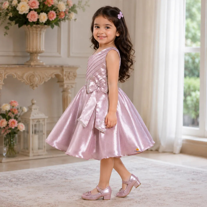 Onion Bow Girls Frock