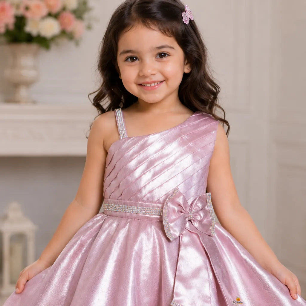 Onion Bow Girls Frock