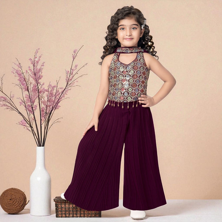 Designer Girls Palazzo Set