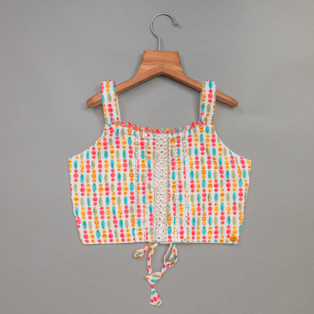 Tomato Girls Sharara Suit with Shrug