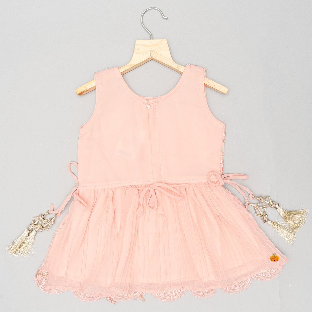 Onion Palazzo Suit for Girls Back 