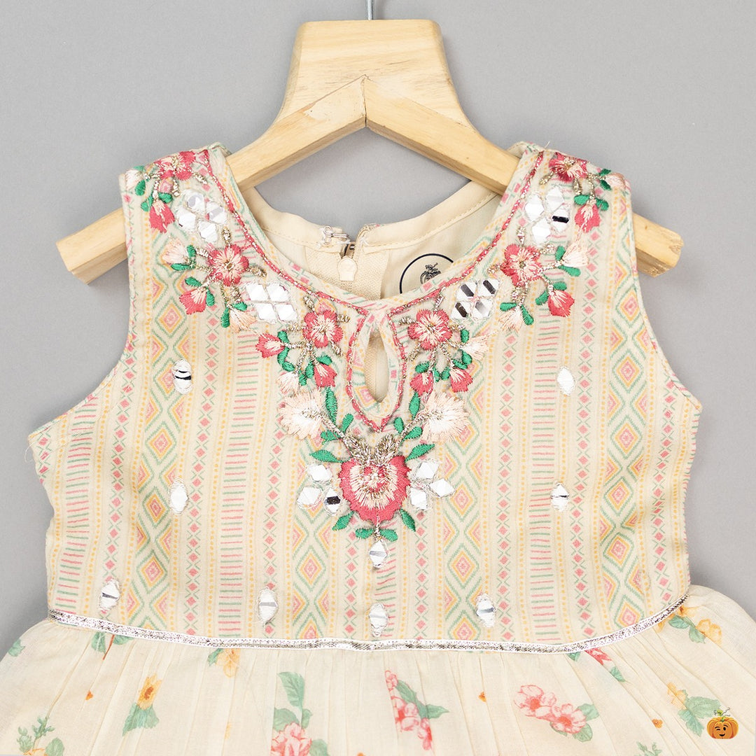 Fawn Palazzo Suit for Girls