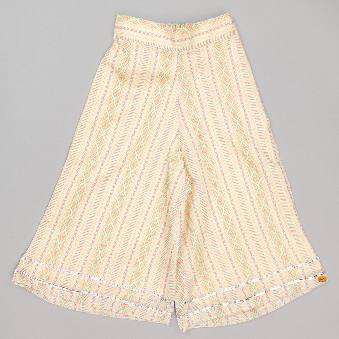 Fawn Palazzo Suit for Girls