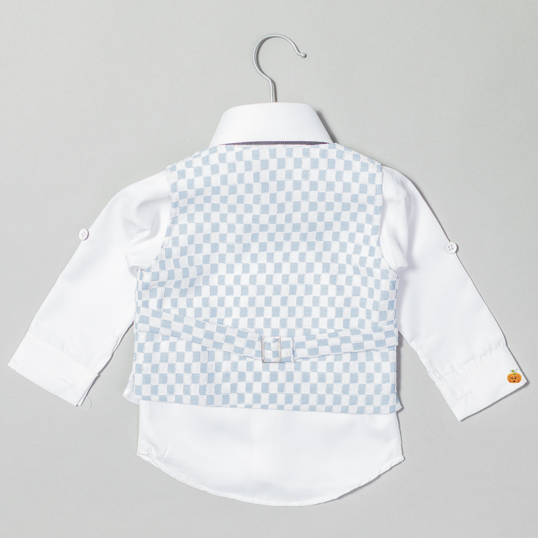 Check Patterns Boys Party Wear Dress