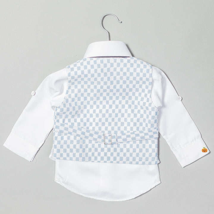 Check Patterns Boys Party Wear Dress