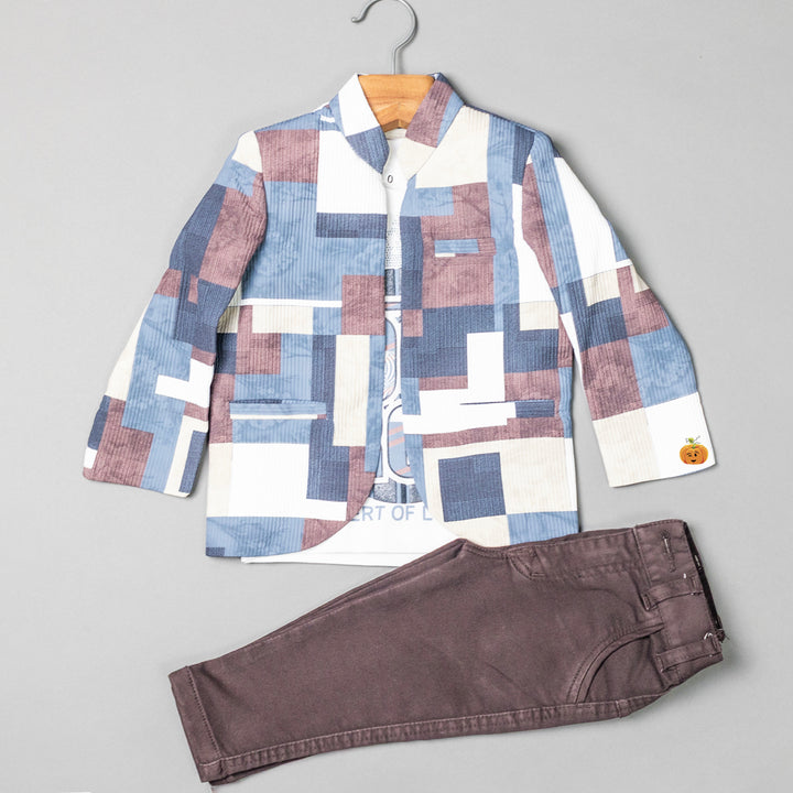 Blue Party Wear Dress for Boys