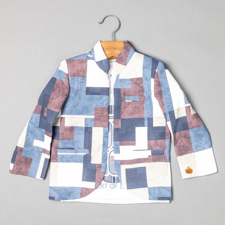 Blue Party Wear Dress for Boys