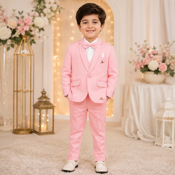 3 Piece Pink Boys Tuxedo
