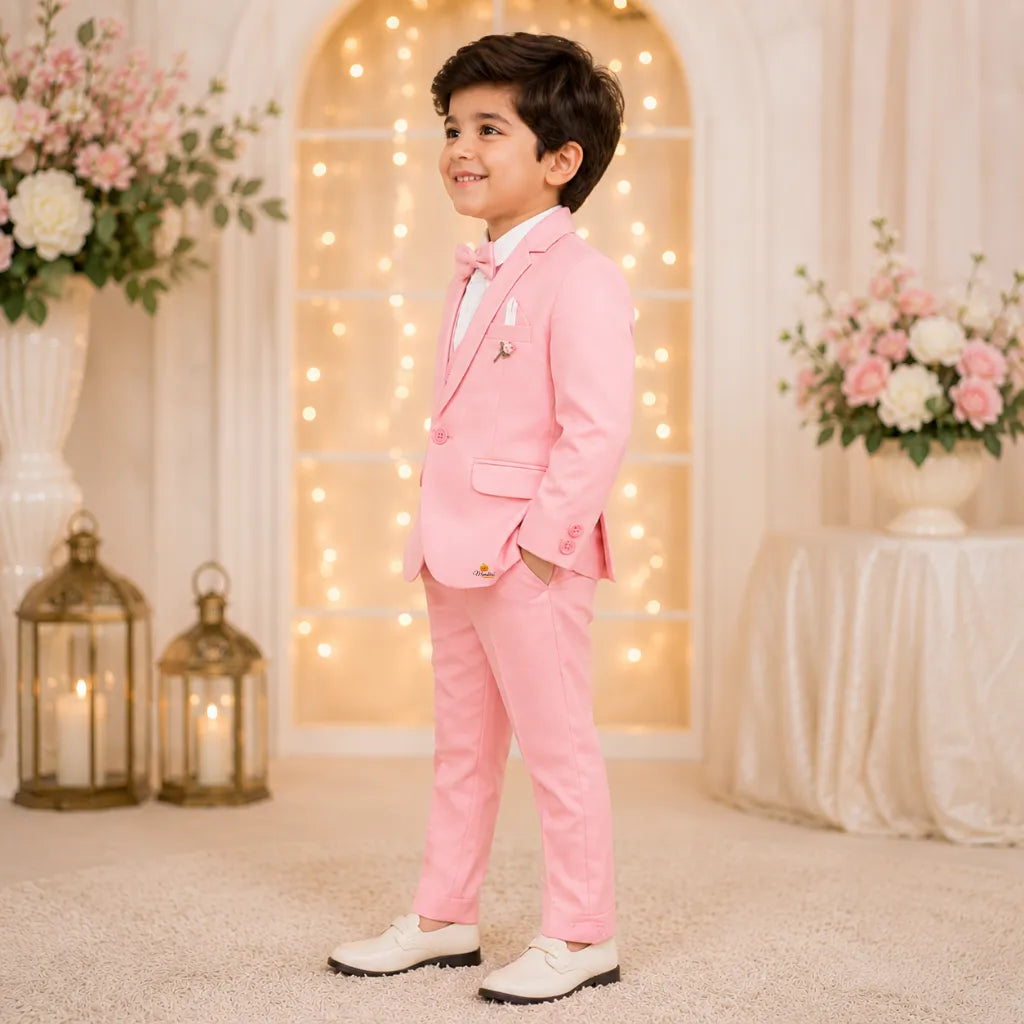 3 Piece Pink Boys Tuxedo