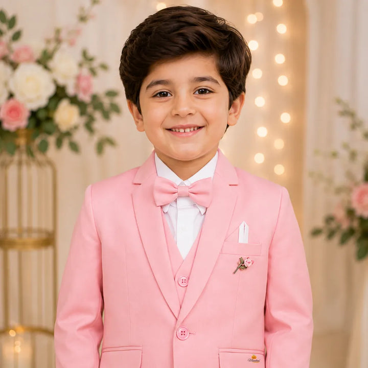 3 Piece Pink Boys Tuxedo