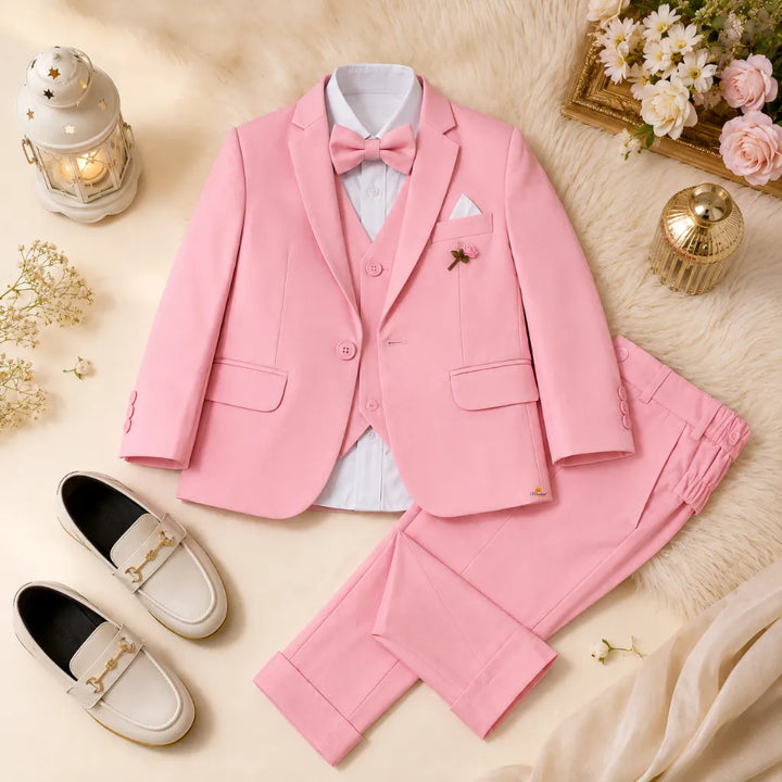 3 Piece Pink Boys Tuxedo
