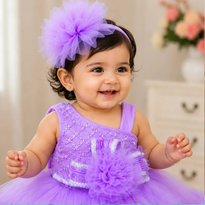 Designer Ruffle Occasion Wear Dress for Girls