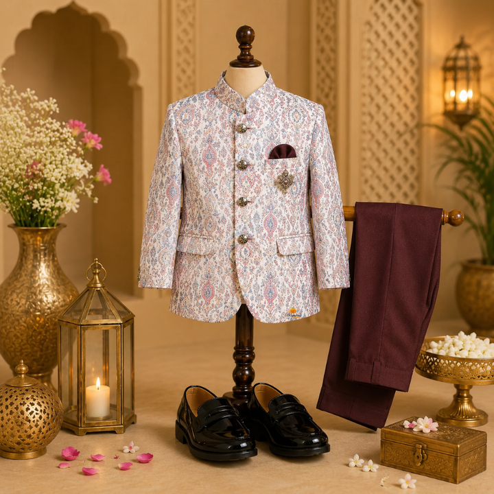 Printed Jodhpuri Suit for Boys