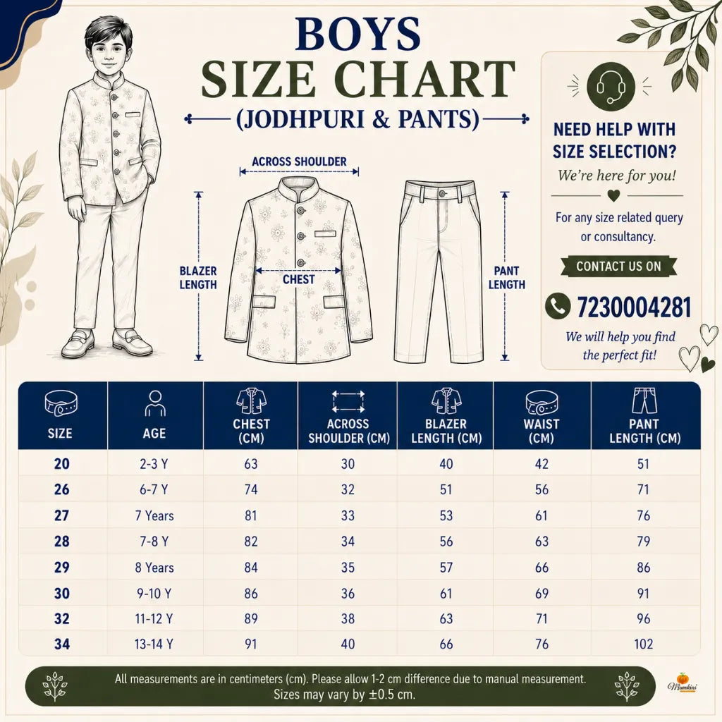 Rama Sequin Jodhpuri Suit for Boys